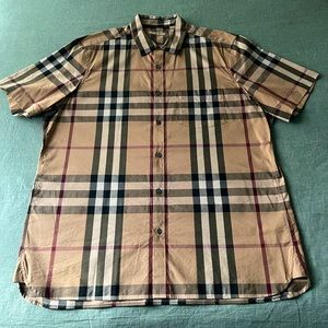 Burberry button down shirt